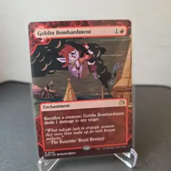 MTG Goblin Bombardment 43 Regular Rare Wilds of Eldraine WOT - Image 1