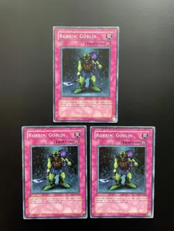 Yugioh Robbin' Goblin DB2-EN080 Unlimited Edition Common MP/HP X3 - Image 1