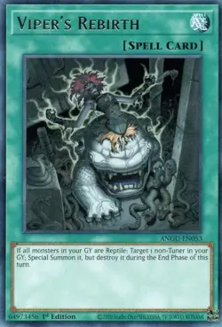 Yugioh! Viper's Rebirth - ANGU-EN053 - Rare - 1st Edition Near Mint, English - Image 1
