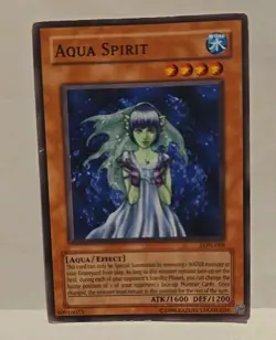 YUGIOH AQUA SPIRIT COMMON LON UNLIMITED PLAYED - Image 2