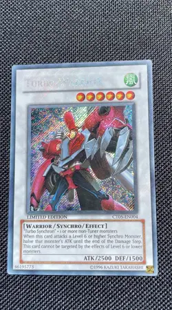 - Turbo Warrior - CT05-EN004 - Secret Rare - Limited Edition YuGiOh LP - Image 2