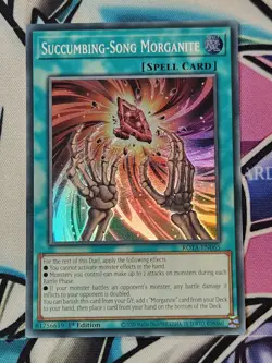ROTA-EN065 Succumbing-Song Morganite Super Rare 1st Edition YuGiOh - Image 1