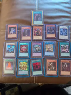 Lot Of 16 Yugioh NM-LP cards From Different Sets - Image 1
