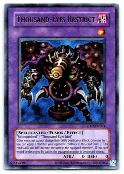 Yugioh! LP Thousand-Eyes Restrict - RP02-EN021 - Retro Pack 2 - Ultra Rare - Image 1