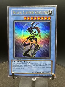 Black Luster Soldier SYE-024 1996 Black Luster Ritual SYE-025 1st Yugioh! - Image 1