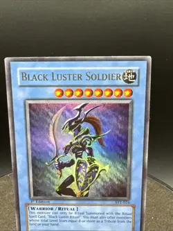 Black Luster Soldier SYE-024 1996 Black Luster Ritual SYE-025 1st Yugioh! - Image 2