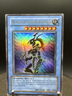 Black Luster Soldier SYE-024 1996 Black Luster Ritual SYE-025 1st Yugioh! - Image 3