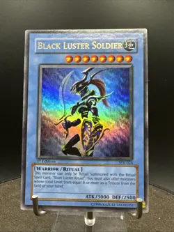 Black Luster Soldier SYE-024 1996 Black Luster Ritual SYE-025 1st Yugioh! - Image 4