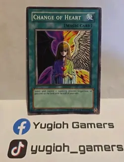 YUGIOH CHANGE OF HEART COMMON DIFFERENT SETS HEAVY PLAYED UNLIMITED - Image 1