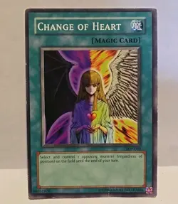 YUGIOH CHANGE OF HEART COMMON DIFFERENT SETS HEAVY PLAYED UNLIMITED - Image 2