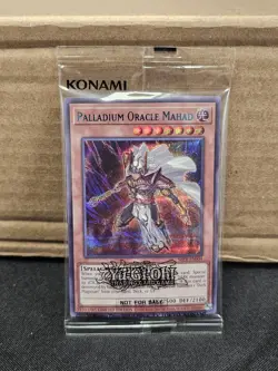 YuGiOh Palladium Oracle Mahad (Blue) - Promo Promotional Card SBPR-EN004 - Image 1