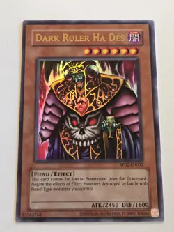 Dark Ruler Ha Des RP02-EN052 Ultra Rare Yugioh Retro Pack 2 Unlimited Edition NM - Image 1