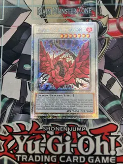 Black Rose Dragon Platinum Secret Rare 1st Edition RA04-EN057 Yugioh - Image 1