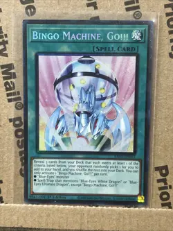 Yugioh Tcg - Bingo Machine, Go!!! - RA02-EN062 - Quarter Century Secret Rare - Image 1