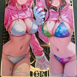 Goddess Story Gold METAL Card - Serial Number #043/200! Anime Miku **READ** - Image 3