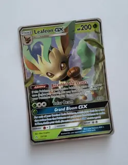 Pokemon Leafeon GX 13/156 Holo 2018 Ultra Prism Ultra Rare Full Art Card TCG ENG - Image 1