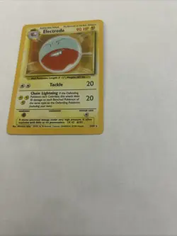 Pokemon TCG Electrode Holo Rare Card 2/64 Jungle Set Error - Image 4