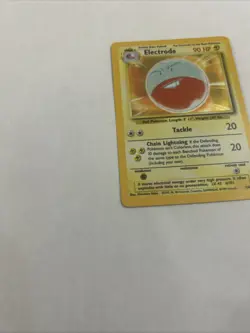 Pokemon TCG Electrode Holo Rare Card 2/64 Jungle Set Error - Image 5