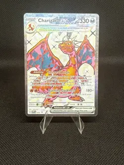 Charizard ex SVP056 Black Star Promo Full Art Holo Pokemon Card NM - Image 1