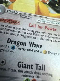 Pokemon TCG Dragonite EX 2003 Holo Card 90/97 Dragon E Reader - Image 3