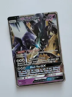 Pokemon Necrozma GX 63/147 Holo SM Burning Shadows Ultra Rare 2017 Full Art Card - Image 1