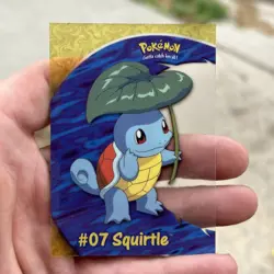 2000 Topps Pokemon Squirtle PC4 TV Animation Clear Card 07 - Image 1
