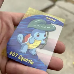 2000 Topps Pokemon Squirtle PC4 TV Animation Clear Card 07 - Image 2