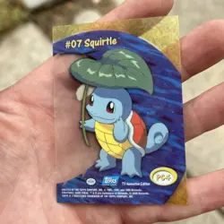 2000 Topps Pokemon Squirtle PC4 TV Animation Clear Card 07 - Image 3