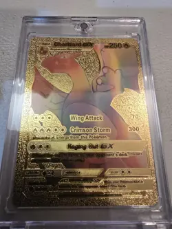 Pokemon Charizard GX Rainbow Gold Card 150/147 - Image 2