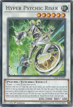 SAST-EN042 Hyper Psychic Riser Rare Card 1st Edition Near Mint YuGiOh TCG - Image 1