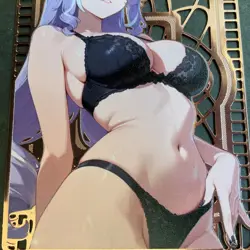 Goddess Story Gold METAL Card - Serial Number #/100! Anime Waifu Elf Girl *READ - Image 3
