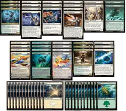 Spacecraft Magic the Gathering Deck - Green White Station -Powerful -60 Card MTG - Image 1