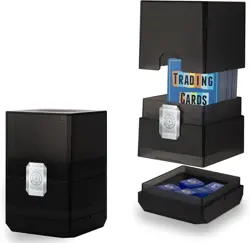 Elegant Black Deck Case for MTG Commander â€“ 100+ Card Capacity & Secure Closure - Image 3