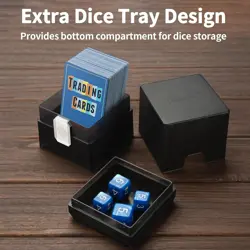 Elegant Black Deck Case for MTG Commander â€“ 100+ Card Capacity & Secure Closure - Image 5