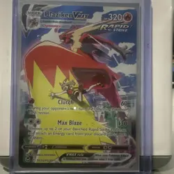 Blaziken VMAX TG15/TG30 SWSH Silver Tempest Ultra Rare Pokemon TCG Card NM - Image 1