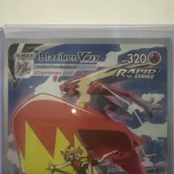 Blaziken VMAX TG15/TG30 SWSH Silver Tempest Ultra Rare Pokemon TCG Card NM - Image 2