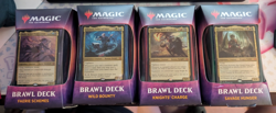 MTG Throne of Eldraine Brawl Decks - Set of 4 Unopened Decks - Image 1