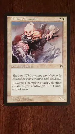 Soltari Champion Stronghold EX/LP 18/143 MTG Magic the Gathering Creature Rare - Image 1