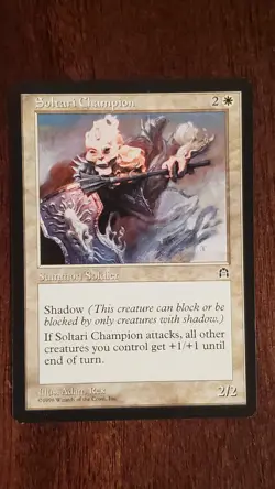 Soltari Champion Stronghold EX/LP 18/143 MTG Magic the Gathering Creature Rare - Image 3