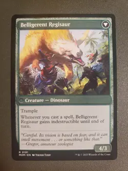 MTG Invasion of Ixalan // Belligerent Regisaur NM-Mint March of the Machine - Image 2