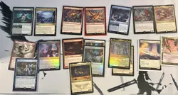 Lot Of MTG Dragon Cards Thru The Years In Dragon Logo Deckbox ft. Niv-Mizzet +++ - Image 2