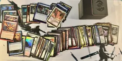 Lot Of MTG Dragon Cards Thru The Years In Dragon Logo Deckbox ft. Niv-Mizzet +++ - Image 3