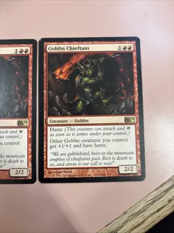 2x Goblin Chieftain MP Core Set 2010 MTG - Image 2