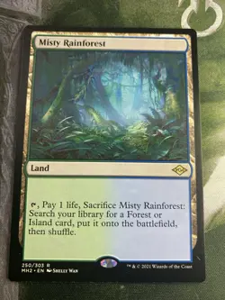 1x MISTY RAINFOREST, MODERN HORIZONS 2, NM, MTG - Image 1