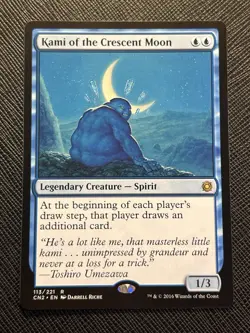 KAMI OF THE CRESCENT MOON - MTG - RARE - NON FOIL - CN2 - CONSPIRACY - NM - Image 1
