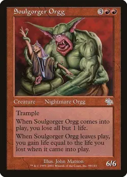 Soulgorger Orgg Judgment MtG NM - Image 1