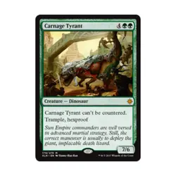 WOTC MtG Ixalan Carnage Tyrant (MR) VG - Image 1