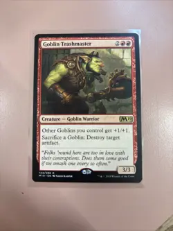 Goblin Trashmaster NM-MINT PACK FRESH Core Set 2019 MTG - Image 1