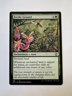 Fertile Ground - MTG Adventures In The Forgotten Realms: Commander - NM - Image 1