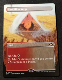 Sunbillow Verge - Borderless - DFT - MTG - NM - EN - 0373 - Image 1